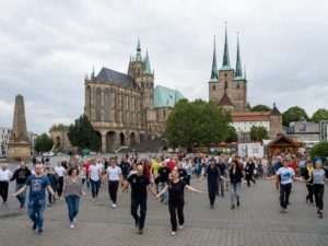 Wcs Flashmob 2019 Domplatz Tanzkonzept Erfurt